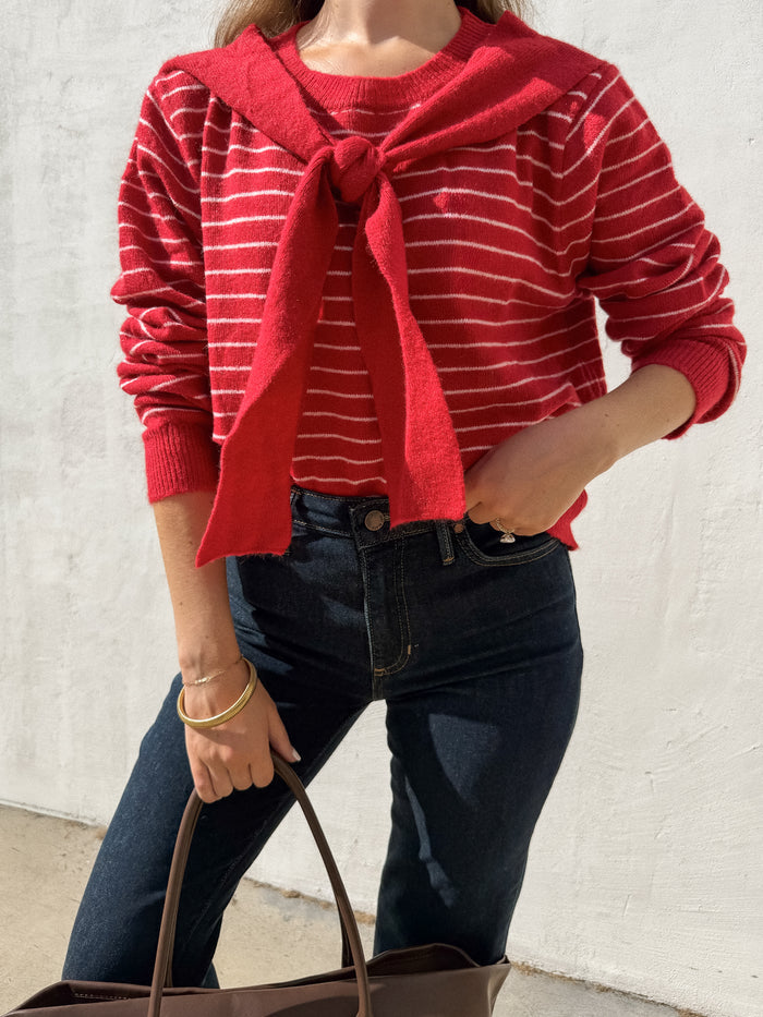 Ophelie Stripe Sweater - Stitch And Feather