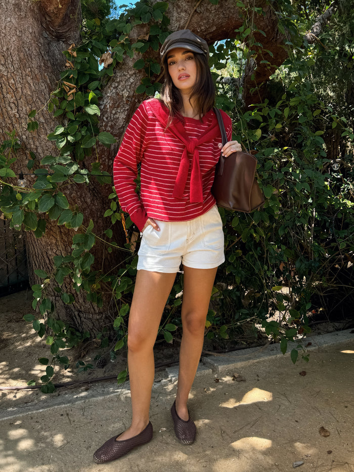 Ophelie Stripe Sweater - Stitch And Feather