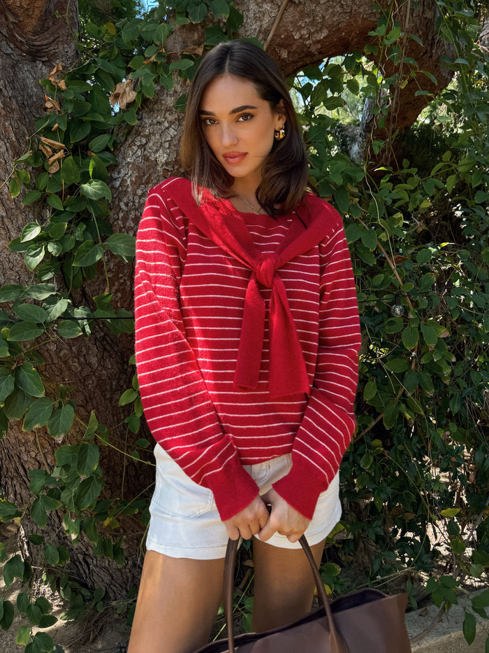 Ophelie Stripe Sweater - Stitch And Feather