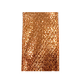 Orange Foil Wired Ribbon by JAS Ribbon – 2.5" x 10 Yards, Wreath Ribbon