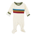 L'ovedbaby Organic Terry Cloth Footie in Sage
