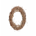 Oval Grapevine Wreath Base 18 Inch, Home Decor, Made in USA