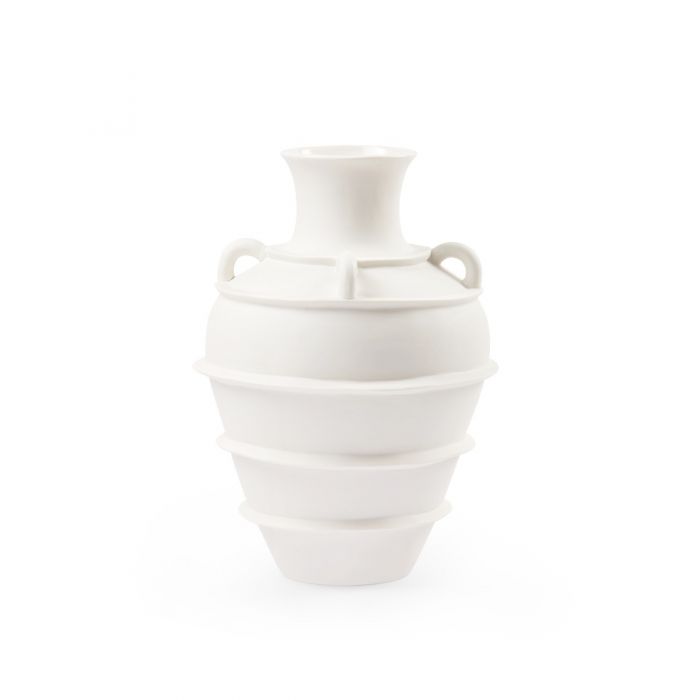 Phaedra Vase - White