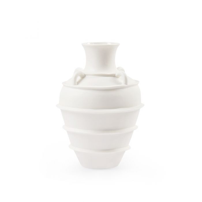 Phaedra Vase - White