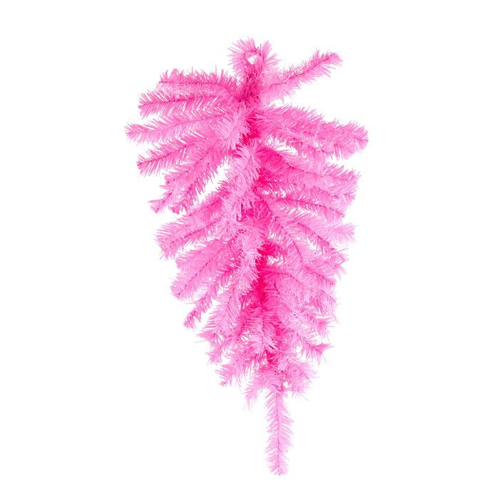 Pink Teardrop Swag Base 24 Inches 55 Tips, Wreath Form, Craft Supplies, DIY Crafts, Wreath Making