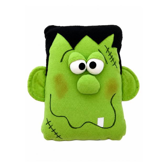 Plush Frankenstein Head 11" Attachment, DIY Supplies, Halloween Wreath Attachment