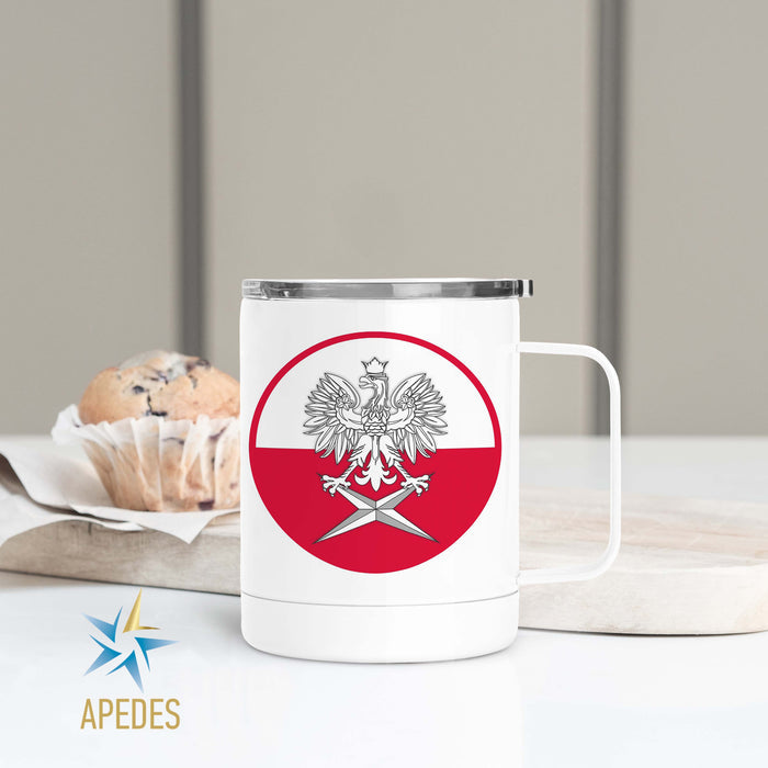 Poland Stainless Steel Travel Mug 13 OZ - Apedes Flags And Banners