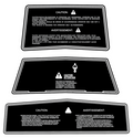 Polaris 1987 400 Indy Edition Dash Decals