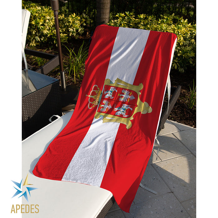 Polish-Lithuanian Commonwealth Beach & Bath Towel Rectangle 30″ × 60″ - Apedes Flags And Banners
