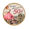 Poodle Skirt  10" Wreath Sign, Home Decor, The Ritzy Cactus