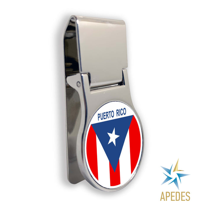 Puerto Rico Flag Money Clip