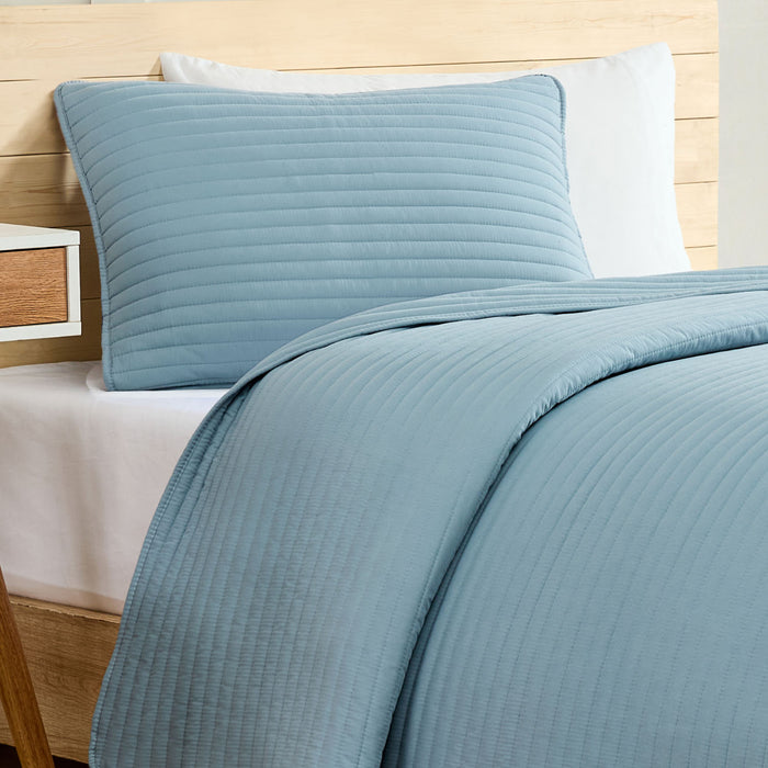 Twin / Dusty Blue / Stripes Pattern