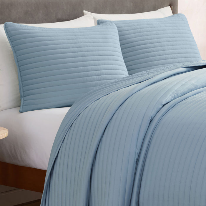 Full / Dusty Blue / Stripes Pattern