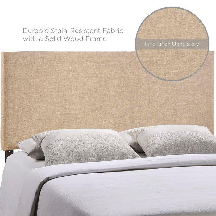 Region Upholstered Fabric Headboard
