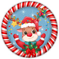 Reindeer Candy Cane Sign, Wreath Sign, Home Decor