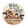 Relax Cow 10" Wreath Sign, Home Decor, The Ritzy Cactus