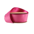 Reversible Hot Pink Shimmer Wired Ribbon by LA – 2.5" x 10 Yards,  Holiday Wreath Ribbon