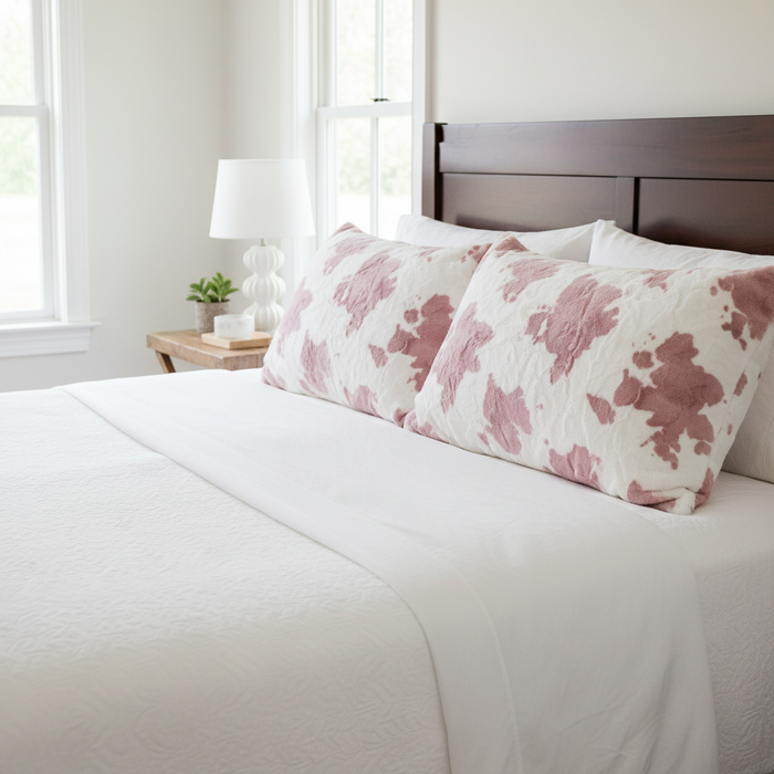 Rose Calf Minky Standard Pillowcase - DBC Baby Bedding Co