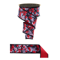 Rose Gothic Halloween Wired Ribbon by RG Ribbon – 2.5" x 10 Yards, Craft Supplies