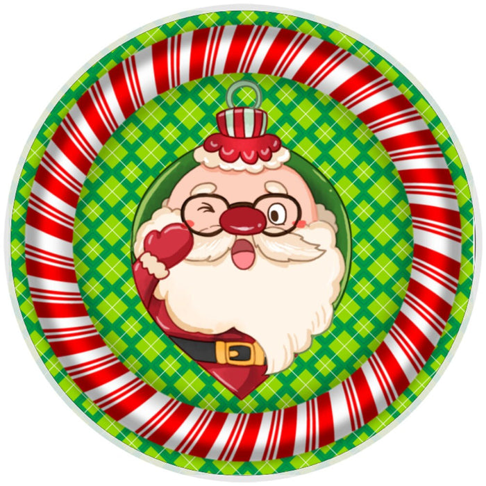 Santa Ornament Sign, Wreath Sign, Home Decor