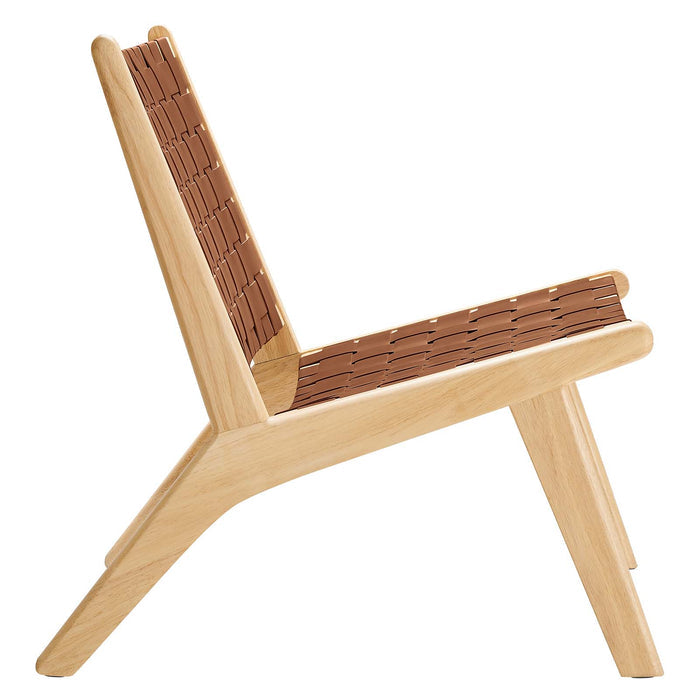 Saorise Wood Accent Lounge Chair