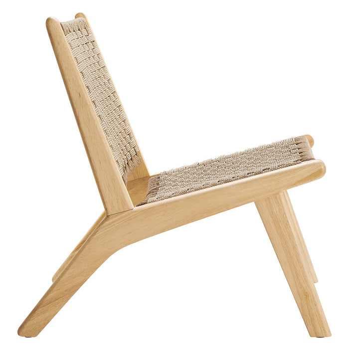 Saorise Wood Accent Lounge Chair