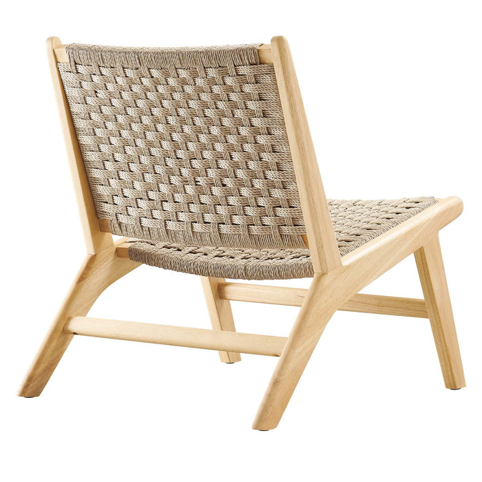 Saorise Wood Accent Lounge Chair