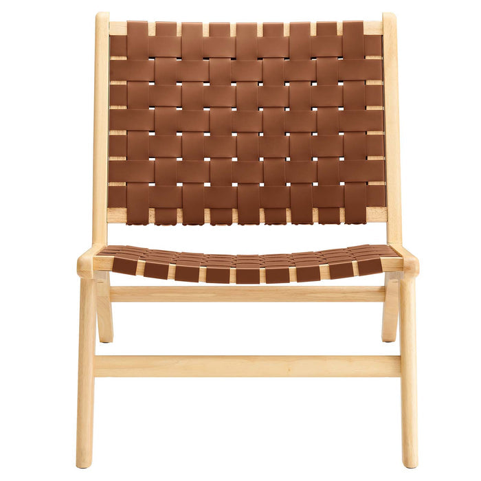 Saorise Wood Accent Lounge Chair