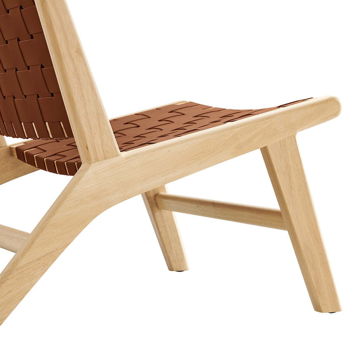 Saorise Wood Accent Lounge Chair