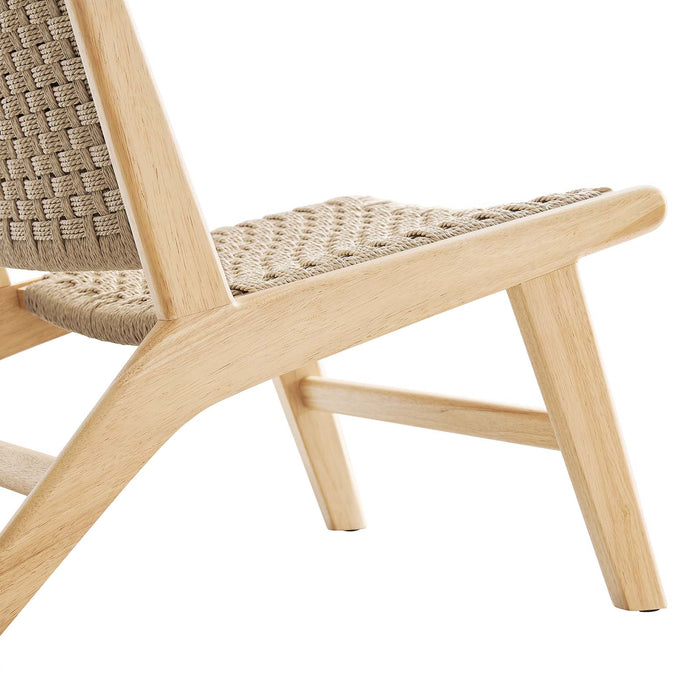 Saorise Wood Accent Lounge Chair