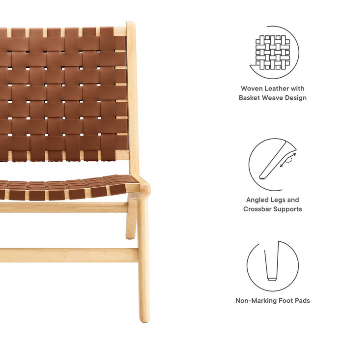 Saorise Wood Accent Lounge Chair