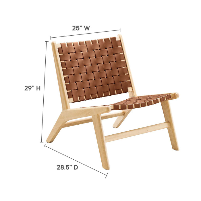 Saorise Wood Accent Lounge Chair