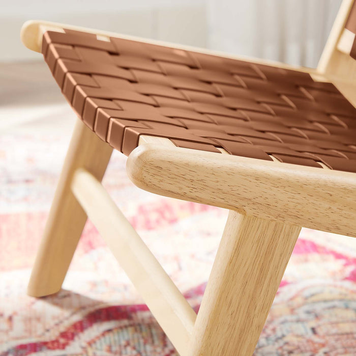 Saorise Wood Accent Lounge Chair