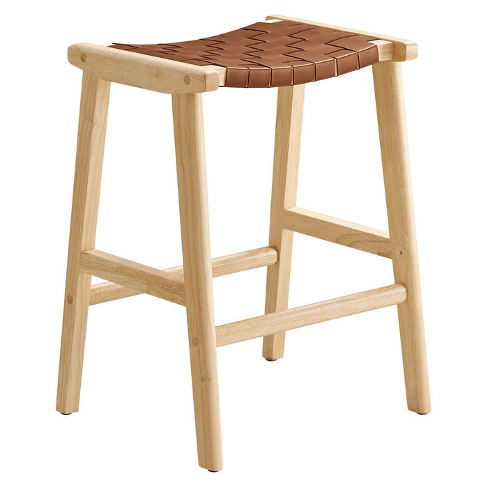 Saorise Wood Counter Stool - Set of 2
