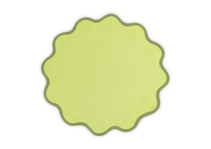 Circle: 16" Round / Peridot & Grass