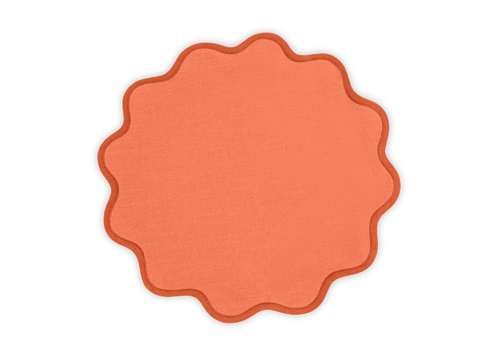 Circle: 16" Round / Carnelian & Persimmon