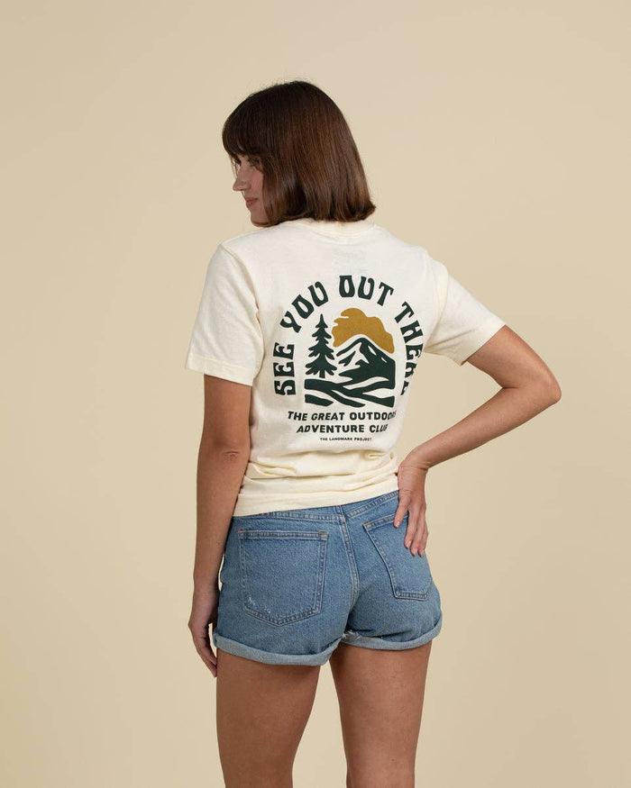See You Out There Unisex Short Sleeve Tee