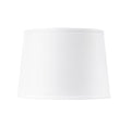 Shade 14-inch with Nickel - White Linen