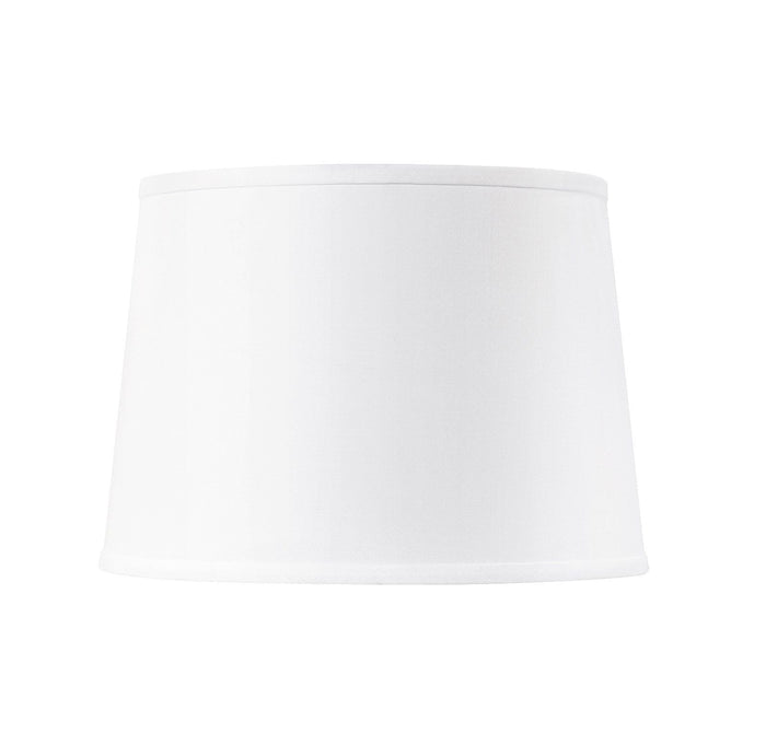 Shade 14-inch with Nickel - White Linen