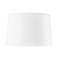 Shade 17-inch with Gold - White Linen