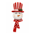 Snowman Peppermint Stripe Wreath Attachment, DIY Supplies, Wreath Maker