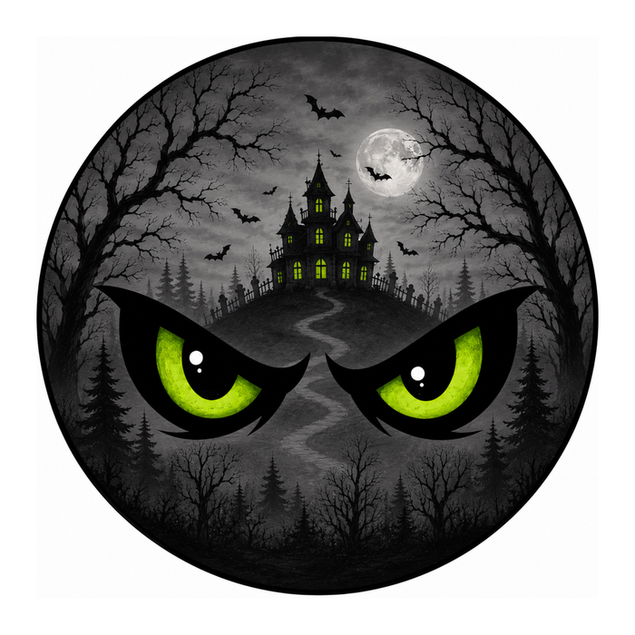 Spooky Eyes 10" Wreath Sign, Home Decor, The Ritzy Cactus
