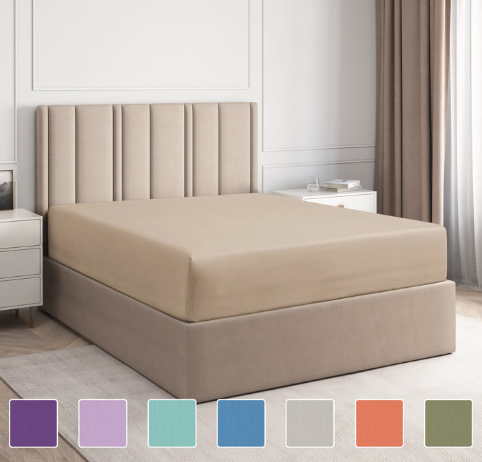 Standard Single Fitted Sheet - Cream