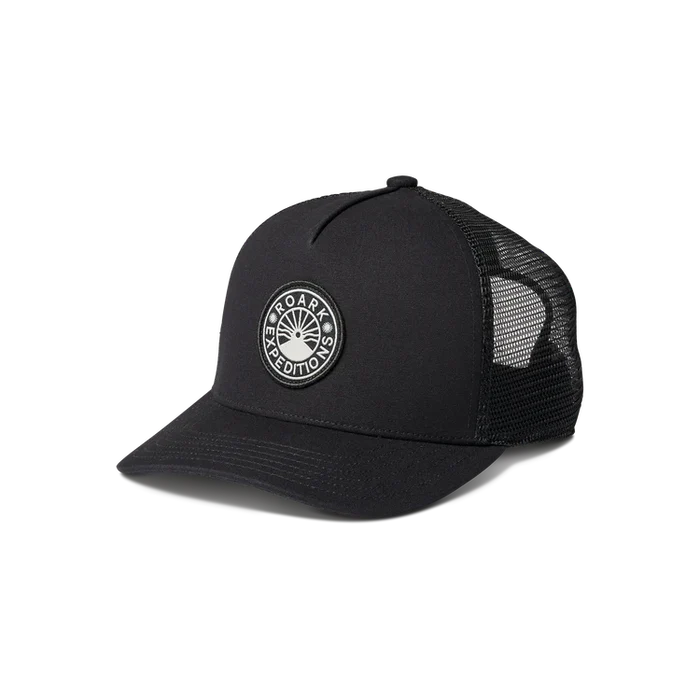 Station Trucker Snapback Hat  - Black