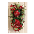 Strawberry Wreath Swag 30"L x 15"W, Ritzy Cactus Home Decor