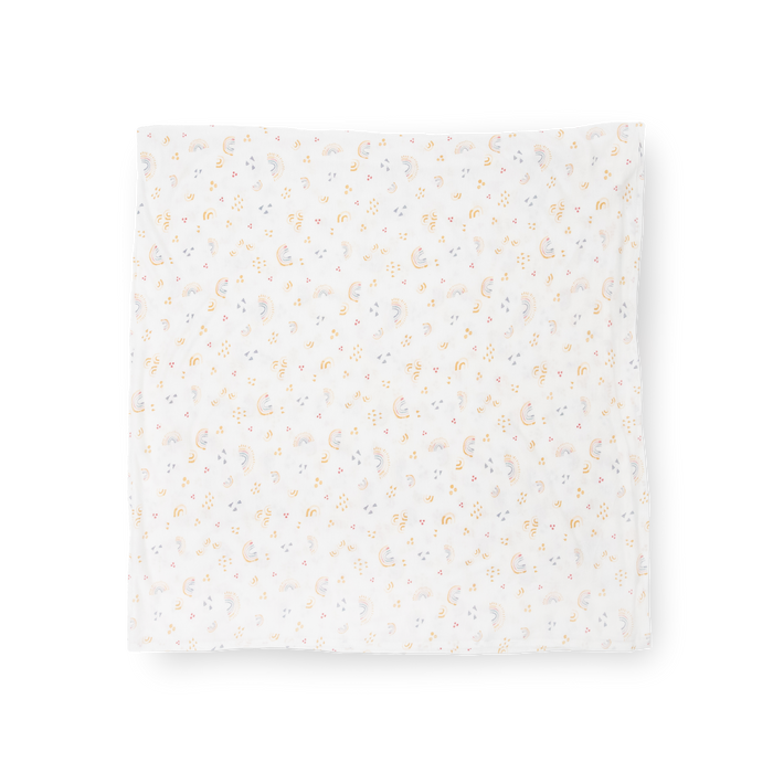 Stretch Knit Swaddle Blanket 2 Pack - Rainbows