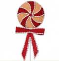 Sugar Spice Lollipop Stem Embellishment, Holiday Spray,  DIY Wreath Supply, The Ritzy Cactus