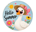 Summer Goose 10" Wreath Sign, Home Decor, The Ritzy Cactus