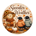 Sweater Weather Sign 10 inch Wreath Sign, Home Decor, The Ritzy Cactus