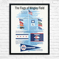 The Flags of Wrigly Field Print